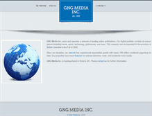 Tablet Screenshot of gngmedia.ca